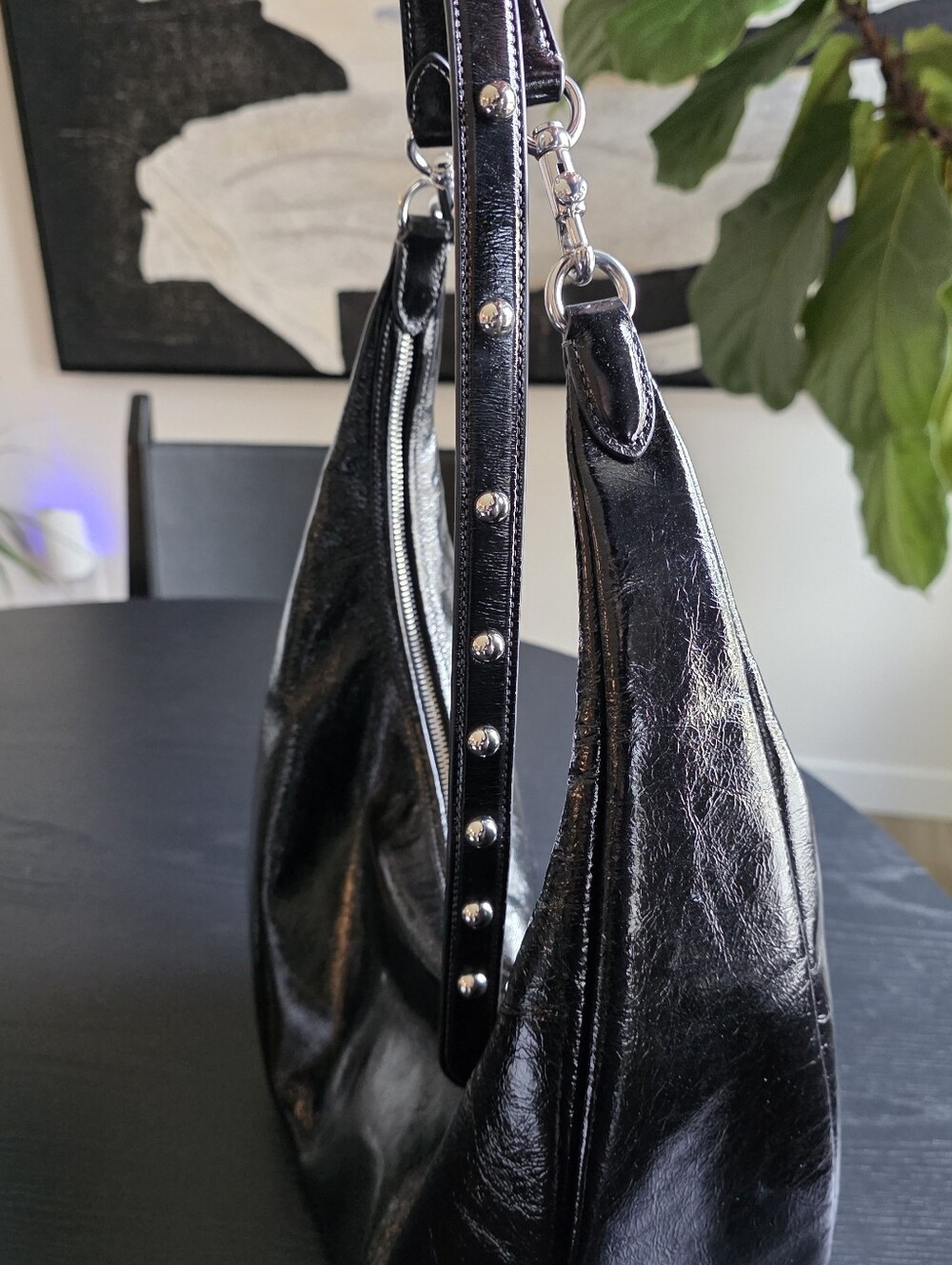 Coach Juliet Sling Black Glazed